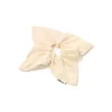 Бежевый квадратный шарф, резинка для волос