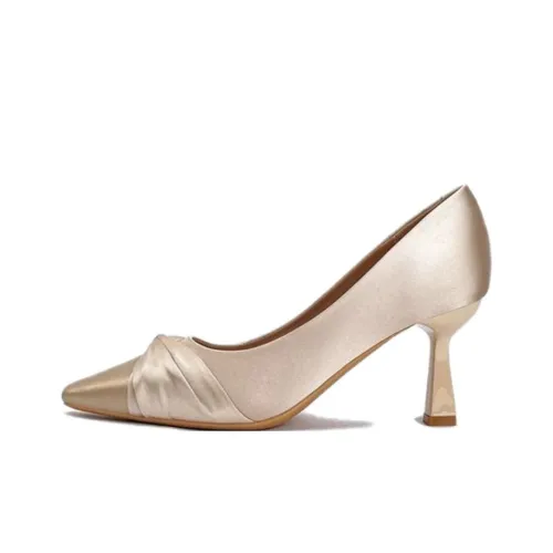 PARK DANCE Узкий каблук Высокие каблуки Женские Абрикос