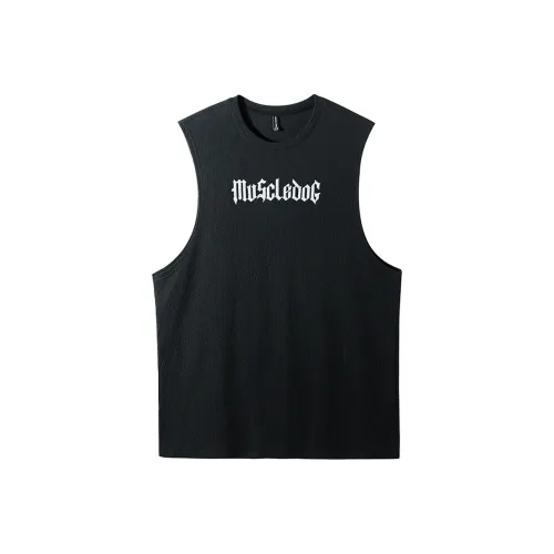 Muscle Dog Тренировки Костюм Спортивная одежда Без рукавов Спортивная рубашка Мужская