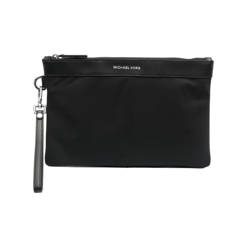 MICHAEL KORS Ткань с кожаными вставками Доска для ноутбука Клатч Стандартный Мужской Черный
