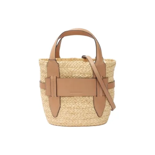 Helen Kaminski Рафия Тоут Сумка Сумка для покупок Сумка на плечо Сумка Маленькая Женская Коричневая