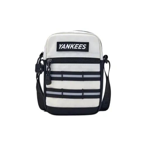MLB New York Yankees Nylon Сумка через плечо Мини Женская Бежевый Черный