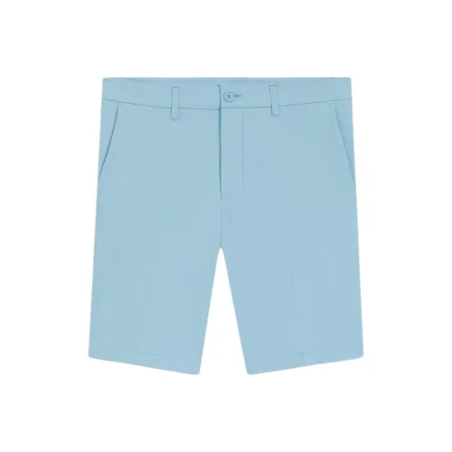 Hugo Boss Light Blue Men's Casual Shorts Hugo Boss Светло-голубые Мужские Повседневные Шорты