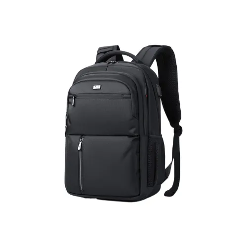 SEPTWOLVES Ткань Рюкзак Стандартный Мужской Черный