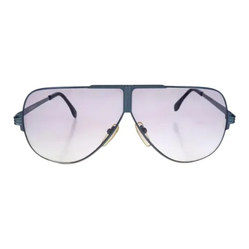 SAINT LAURENT Металл Акрил Aviator Солнцезащитные очки Женские Синий