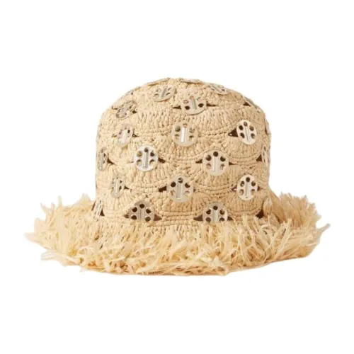 Paco Rabanne Рафия Шапки и Кепки Женские Коричневый