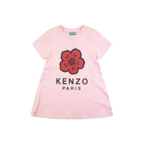 KENZO Розовые Платья для Детей