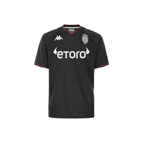 KAPPA Черная Мужская Футбольная Джерси