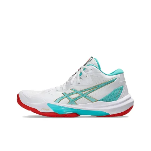 ASICS SKY ELITE FF MT 3 Устойчивые к истиранию низкие кроссовки для тренировок Женские Белые Синие