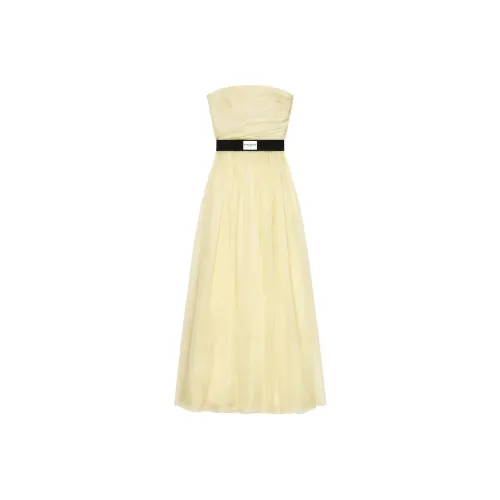 Givenchy SS25 Без рукавов Платье Женское Желтое