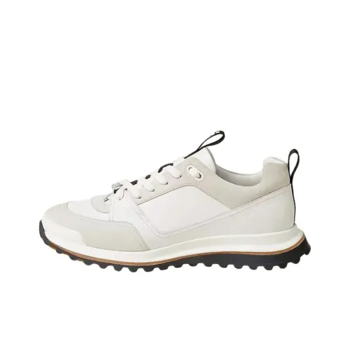 HERMES Leader Low Топ Повседневная обувь Мужская Белая