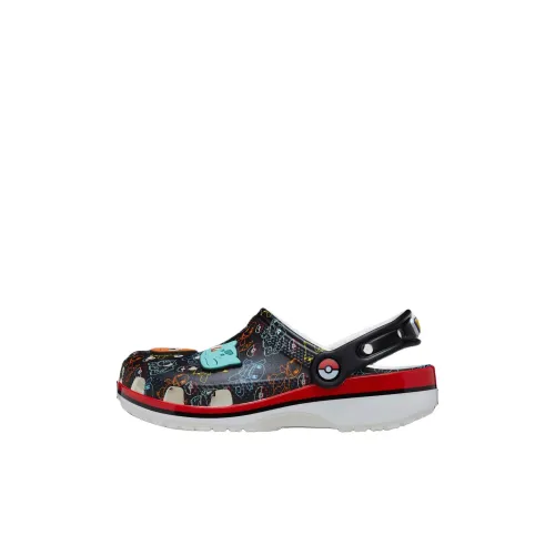 Crocs Classic Clog Детские Перфорированные Тапочки Низкий Топ Черный Kids