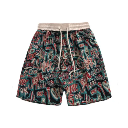 Samtony Черные Унисекс Повседневные шорты