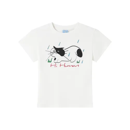 Crying Center Экрю Женские Рубашки T