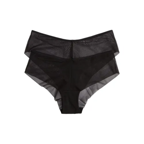 H&M 2 пачки черные женские трусики-бикини