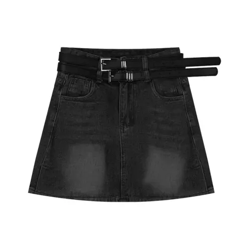 Белый медведь Джинсовые короткие юбки Женские