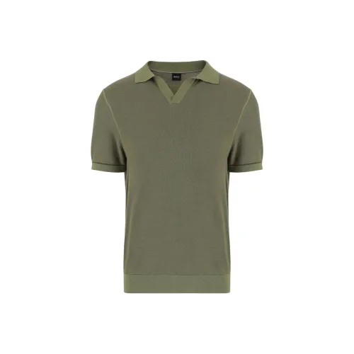 Hugo Boss Поло Мужское Зеленое