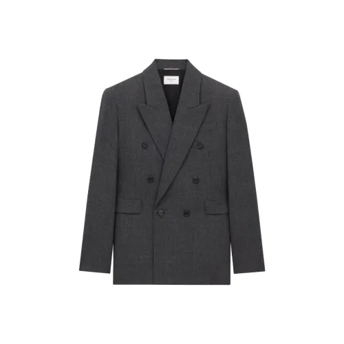 SAINT LAURENT FW25 Бизнес-костюм Пальто Мужской