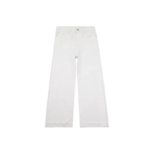 BRN JYJ 916 Экрю Ankle Длина Женские Джинсы