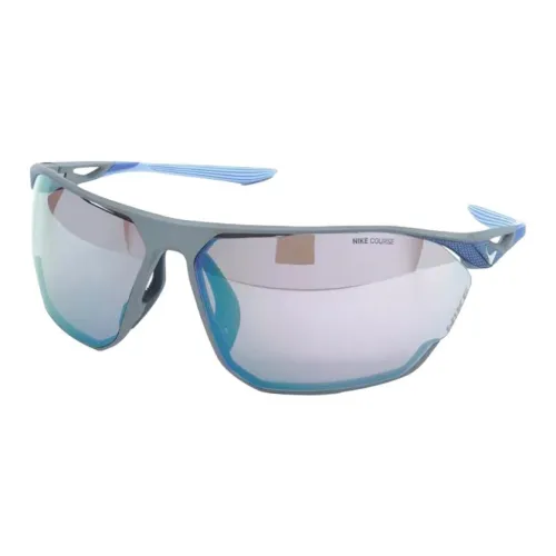 nike Ацетат Нерегулярная форма Солнцезащитные очки Мужской Синий