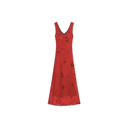 YINLEI Красный Женские Слиплатья