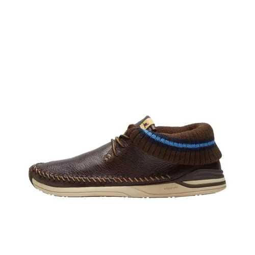 Visvim Мужские повседневные туфли Low Top Темно-коричневые Мужские