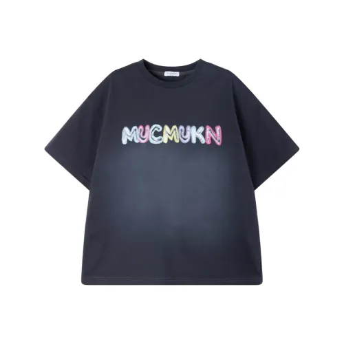 MUCMUKN Синий черный Kids T-рубашки