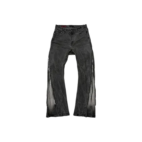 EODUP Серый Мужской Джинсы