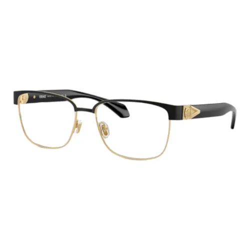 VERSACE Металл Квадрат Оправы для очков Мужской Золотой