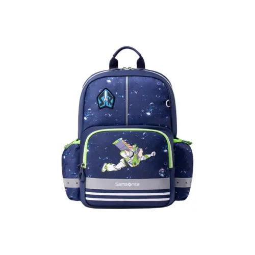 SAMSONITE Ткань Студенческая Сумка Средняя Детская Темно-Синий