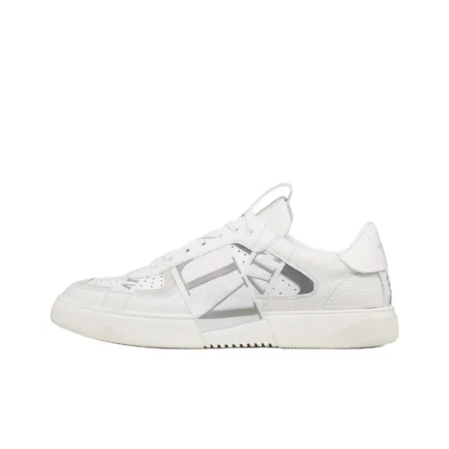 Valentino VL7N Низкий Топ Телячья Кожа Низкий Топ Стильные Скейтбординги Мужской Белый