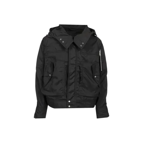 DRIES VAN NOTEN Мужские черные куртки