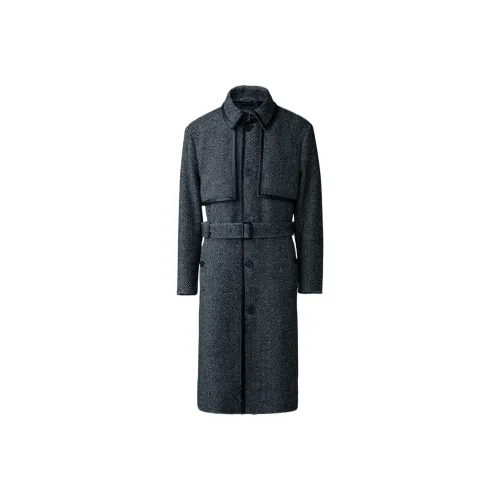 MACKAGE Черный Мужской Тренч