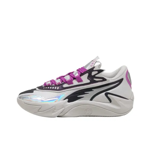 PUMA Scoot Zeros II Детские баскетбольные кроссовки Низкий топ Розовый Школьный возраст