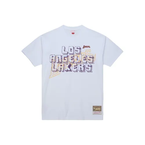 MITCHELL NESS 100% хлопок T-рубашка унисекс белая