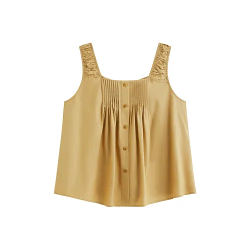 FANSILANEN Горчичный желтый Женские Рубашки