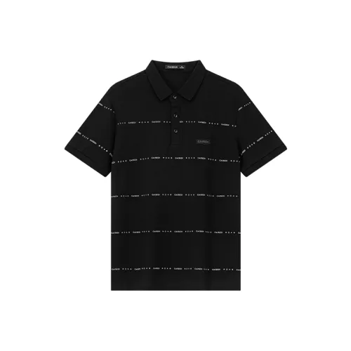 CAISEDI Черные Мужские T-Рубашки