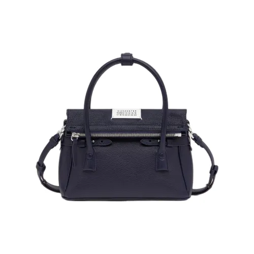 Maison Margiela 5AC Sheepskin Сумка Маленькая Женская Внешняя сторона Морской синий