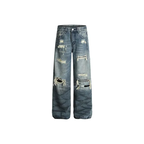 STRUCKCOOL Синие Унисекс Джинсы