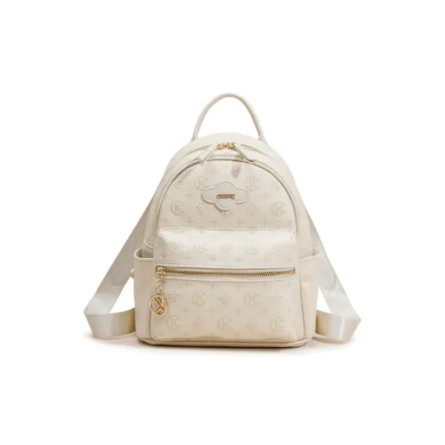 BETTINA VIVIAN ПУ (полиуретан) Рюкзак Женские Бежевый Абрикос