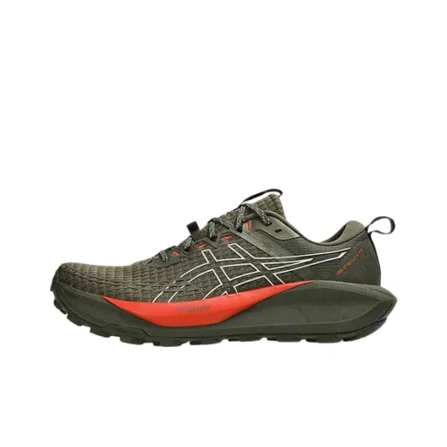Asics Гель TRABUCO 13 Беговые кроссовки Низкий Топ Зеленый Мужской