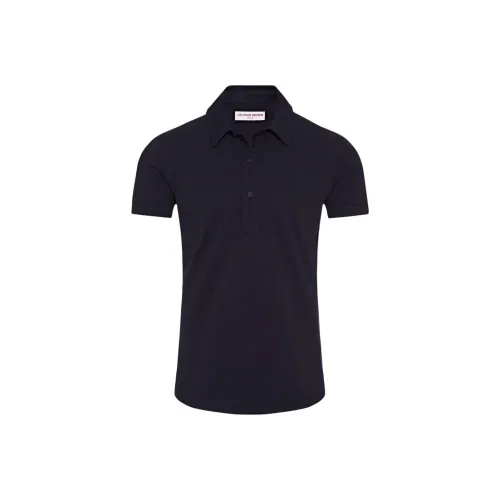 Orlebar Brown Поло Мужское Морской Синий