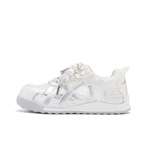 SEMIR Низкий Топ Casual Женский Бежевый Серебряный