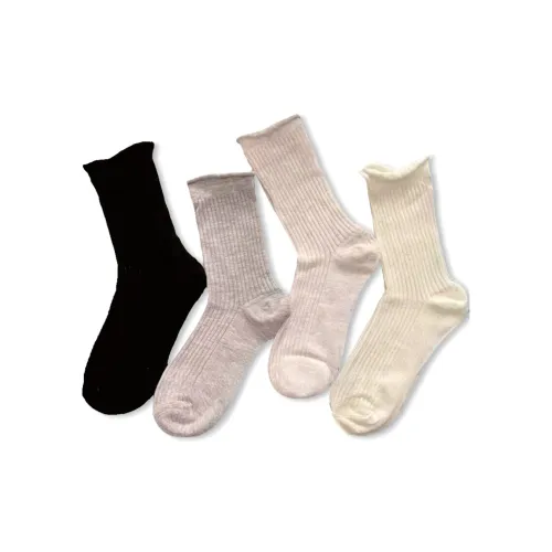 Maycaur Смешанный цвет, 4 шт, Женские носки MID до икры