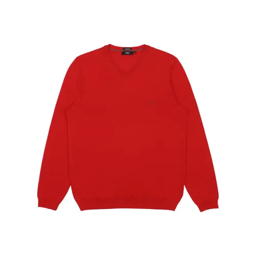 Hugo Boss Red Men's Sweaters  
Hugo Boss Красные Мужские Свитера