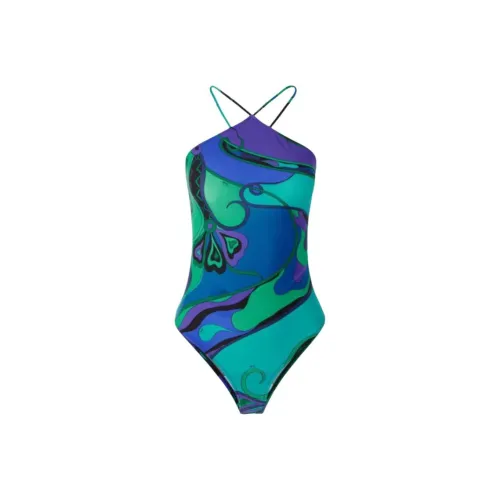 EMILIO PUCCI Ван-Пис Купальник Женский Зеленый
