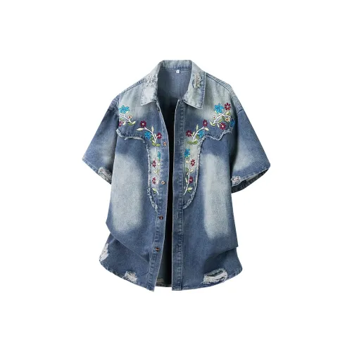 CHEER ZONE Синие Унисекс Рубашки