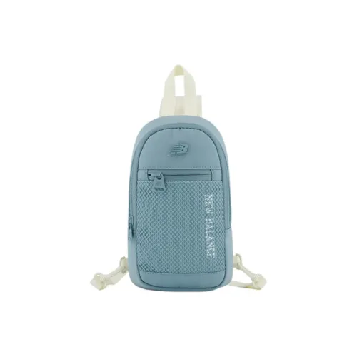 New Balance совместный бренд Бренд Этикетка Рюкзак Унисекс Синий