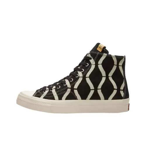 Visvim Skagway Скейтборд Кроссовки MID Топ Черный Белый Мужской