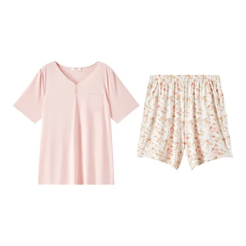 MANNIFEN 050 Сад Оранжевый Женские Пижамные Комплекты